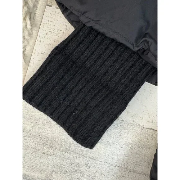 Herno Womens Black A Line Down Filled Nylon Chamonix Puffer Jacket Coat Sz 50 14 - Picture 10 of 16